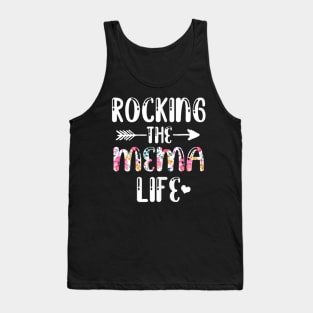 Rocking The Mema Life Family Matching Mother's Day Gifts Tank Top